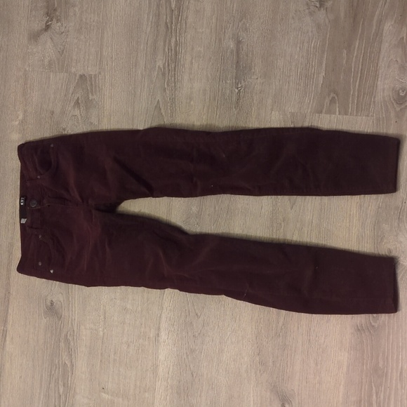 Kut from the kloth Diana fab ab skinny purple corduroy jeans size 00 - Picture 1 of 4